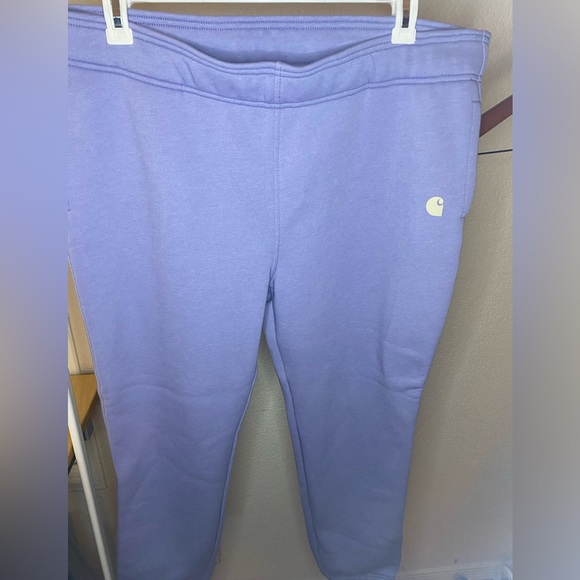 Carhartt Women's Relaxed Fit Jogger Sweatpant Size XL Purple - Picture 2 of 7